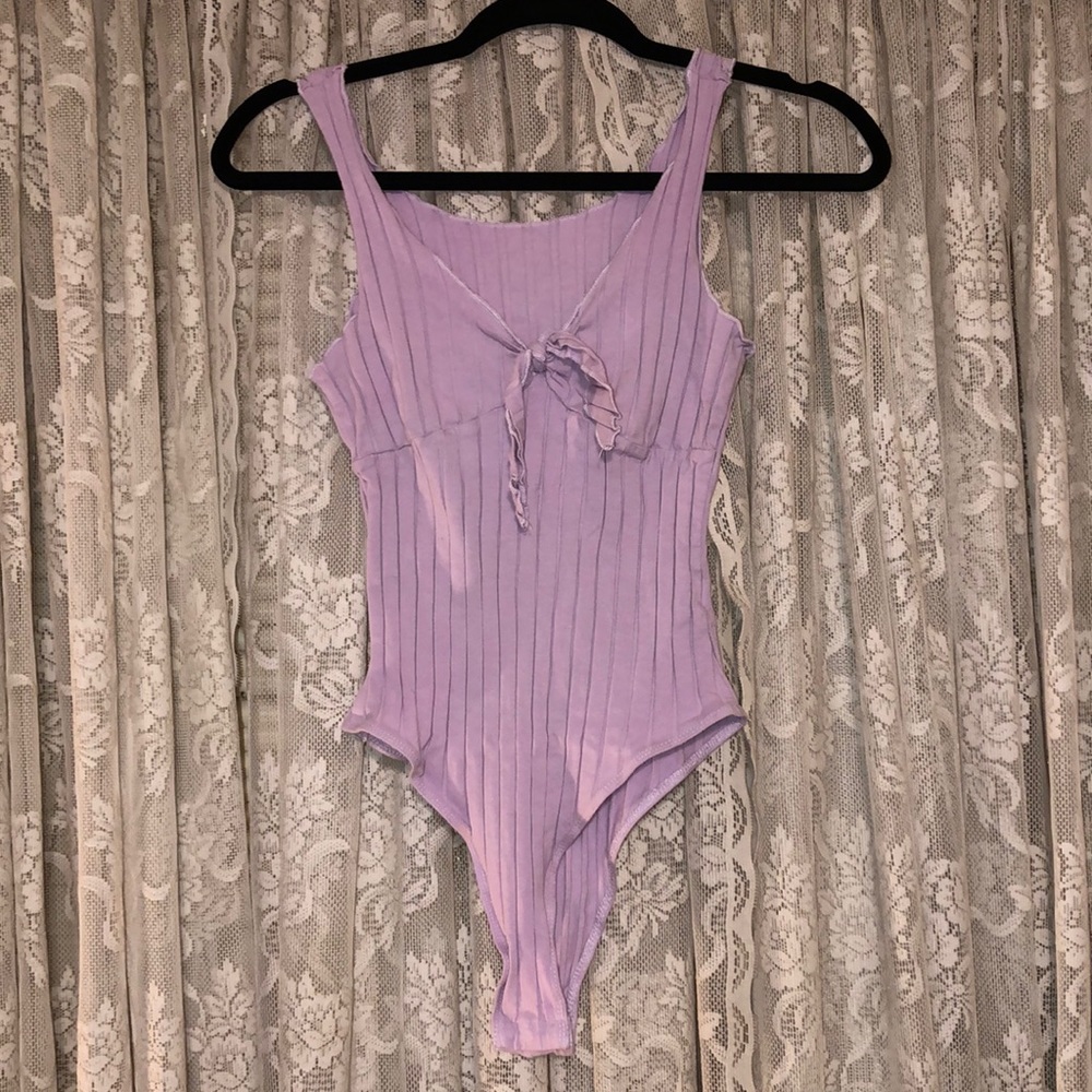 Lilac purple bodysuit